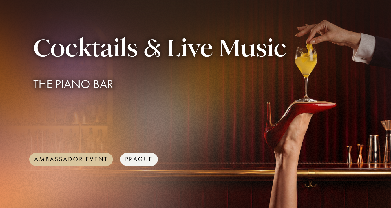 Cocktails & Live Music at The Piano Bar - Prague